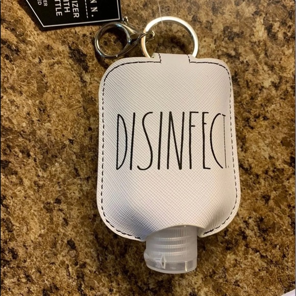 Rae Dunn hand sanitizer case with clip